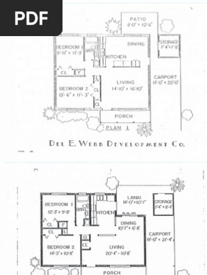 Sun City House Floor Plans 1 18