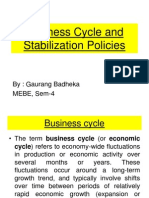 Business Cycle and Stabilisation Policy