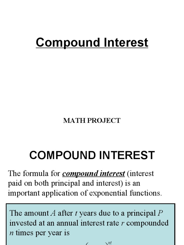 Understanding Compound Interest Basics | PDF | Compound Interest ...
