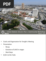 Download Los Angeles Union Station Master Plan community workshop Aug 1 by Metro Los Angeles SN157700148 doc pdf