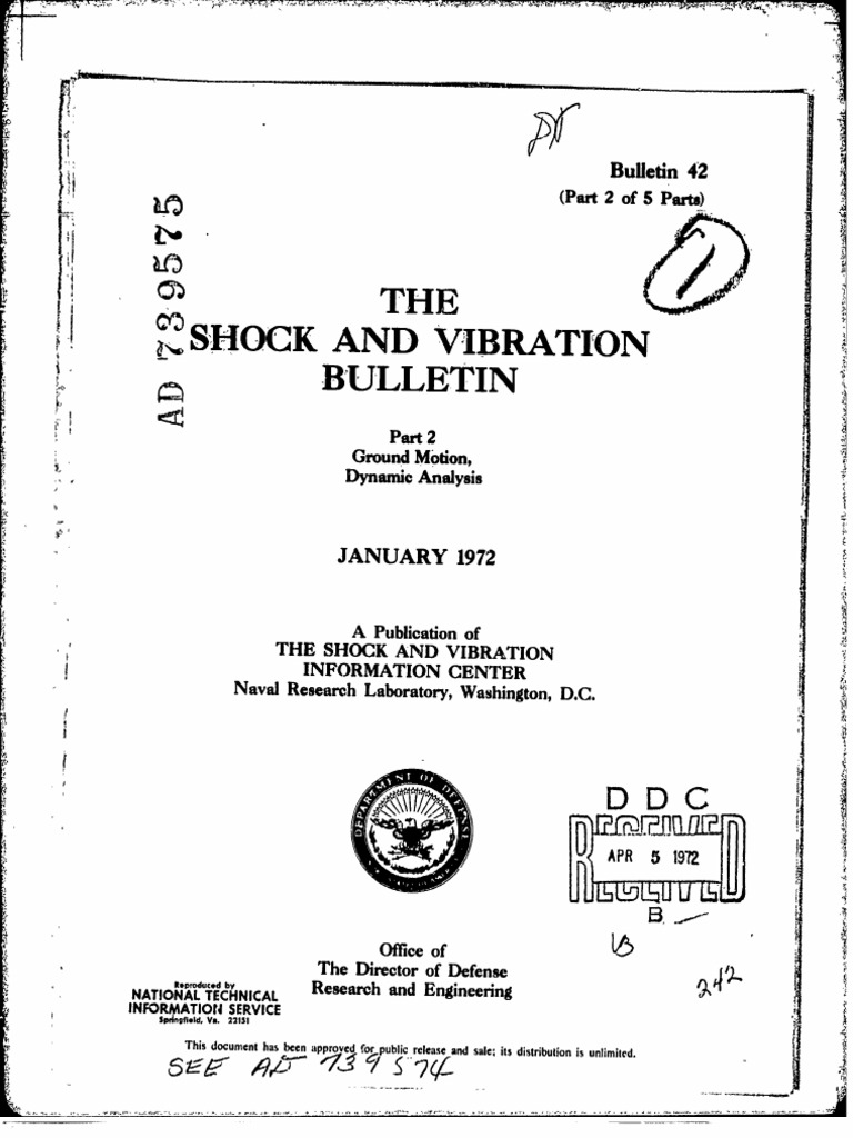 Shock and Vibration 1972 | PDF | Spectral Density | Waves
