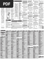 UR5 Universal Remote Control Manual