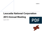 LUK 2013 Annual Meeting Slides - Handler