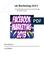 Facebook Marketing Secret 2013