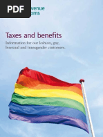 Taxes and Benefits: Information For Our Lesbian, Gay, Bisexual and Transgender Customers