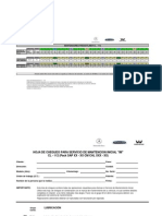 Pauta Mantenimineto CL 112