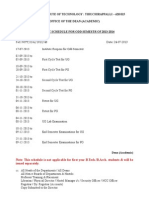Academic Schedule July Dec2013