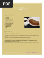 Download Coffee Banana Bread Recipe by Banana Bread SN15773073 doc pdf