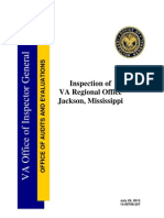 Inspection of VA Regional Office Jackson, MS