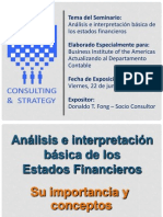 Analisis de Los Estados Financieros