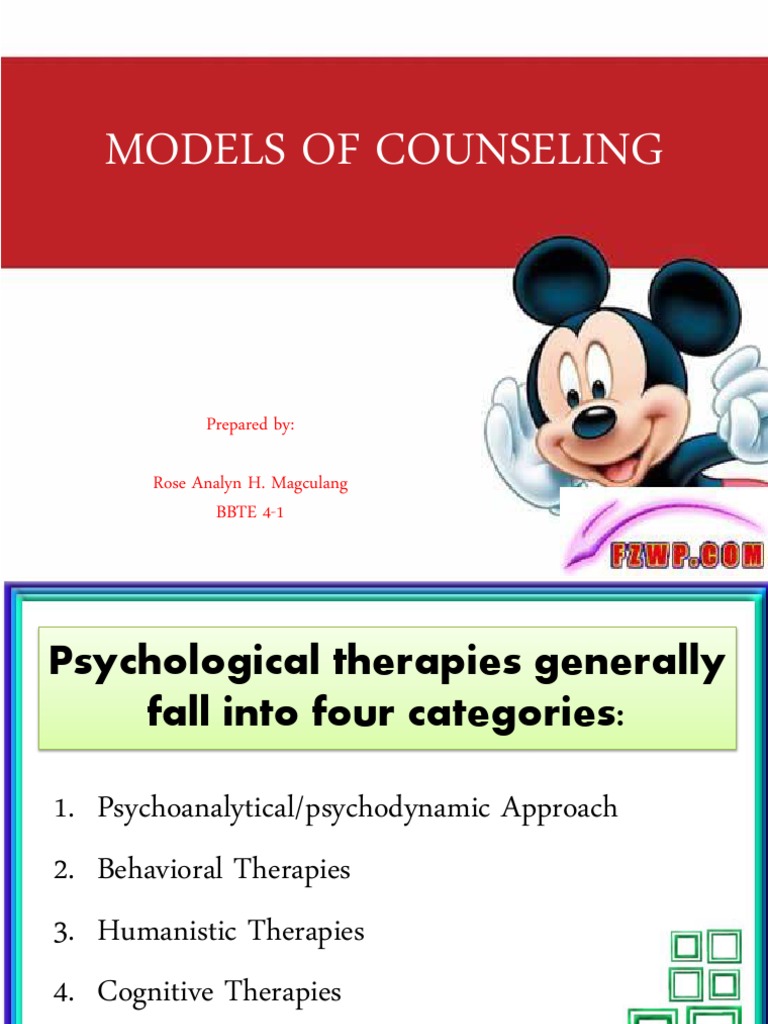 Models of Counseling Humanistic Psychology Psychotherapy Free 30day Trial Scribd