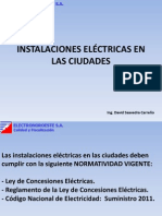 3. Inst. Electr. en Las Ciudades Ing. d. Saavedra Enosa