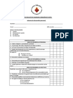 Informe de Desarrollo Personal CESCJ.