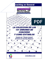 Los errores más frecuentes en Coaching y cómo evitarlos