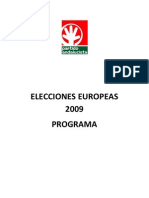 Programa Andalucista Elecciones Europeas