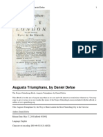 Augusta Triumphans, by Daniel Defoe 1