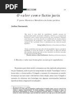 NASCIMENTO Joelton O Valor Como Fictio Juris 2da Parte