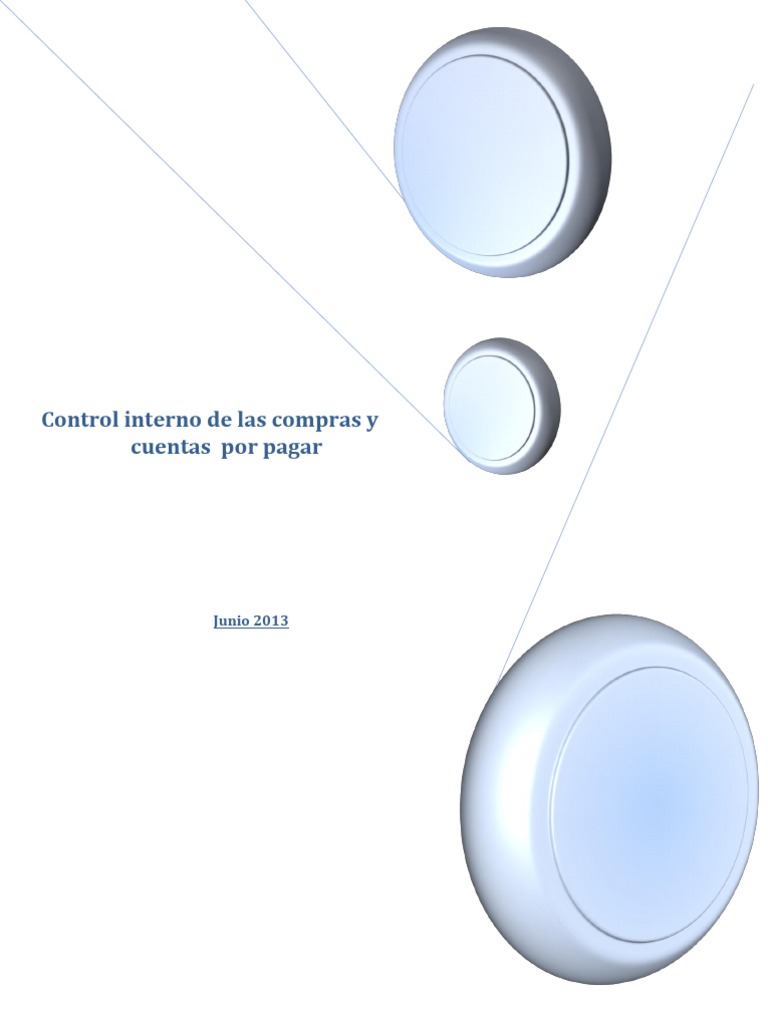 Control Interno en Compras y Cuentas por Pagar | PDF | Contabilidad ...