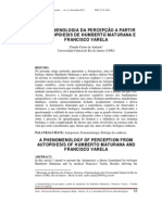 8-A Fenomenologia Da Percepcao a Partir Da Autopoiesis de Humberto Maturana e Francisco Varela- Claudia Castro de Andrade (1)