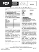 GMW - 4707-2002 Corrosion Protective Coating Zinc Plating Organic