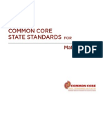 CCSSI Math Standards