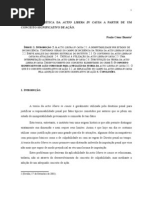 Critíca da Actio Libera in Causa