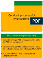 Roles and Resp Conducting Investigation
