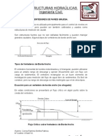 Tarea 4. Vertedores de Pared Gruesa