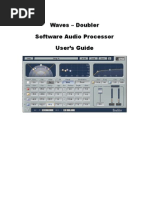 Waves - Doubler Software Audio Processor User's Guide