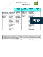 Action Planning Form Template