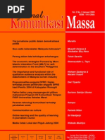 Download Jurnal Komunikasi Massa Vol 2 No 2 Tahun 2009 by hastjarjo SN15780155 doc pdf