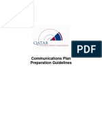 Communications Plan Preparation Guidelines