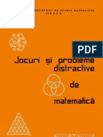 DOMOREAD, A.P. - Jocuri Si Probleme Distractive de Matematica