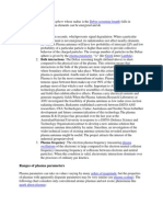 Debye Screening Length: Ranges of Plasma Parameters