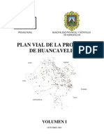 Plan Vial Provincial de Huancavelica