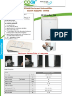 DD322FW Simple Desiccant Dehumidifier Brochure PDF