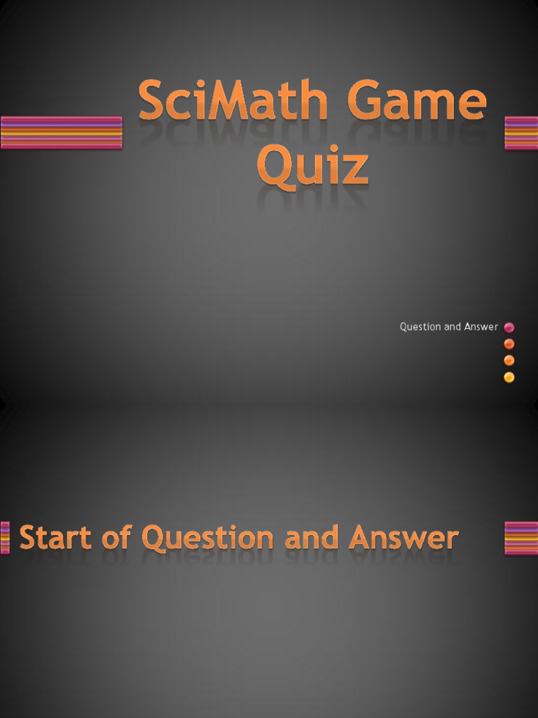 SciMath E-Game | PDF | Teaching Methods & Materials | Science & Mathematics