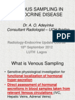 Venous Sampling in Endocrine Dx