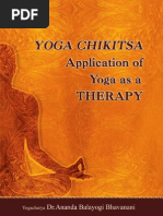 Download YOGA CHIKITSA Application of Yoga as a THERAPY  by Yogacharya Dr Ananda Balayogi Bhavanani SN157837754 doc pdf