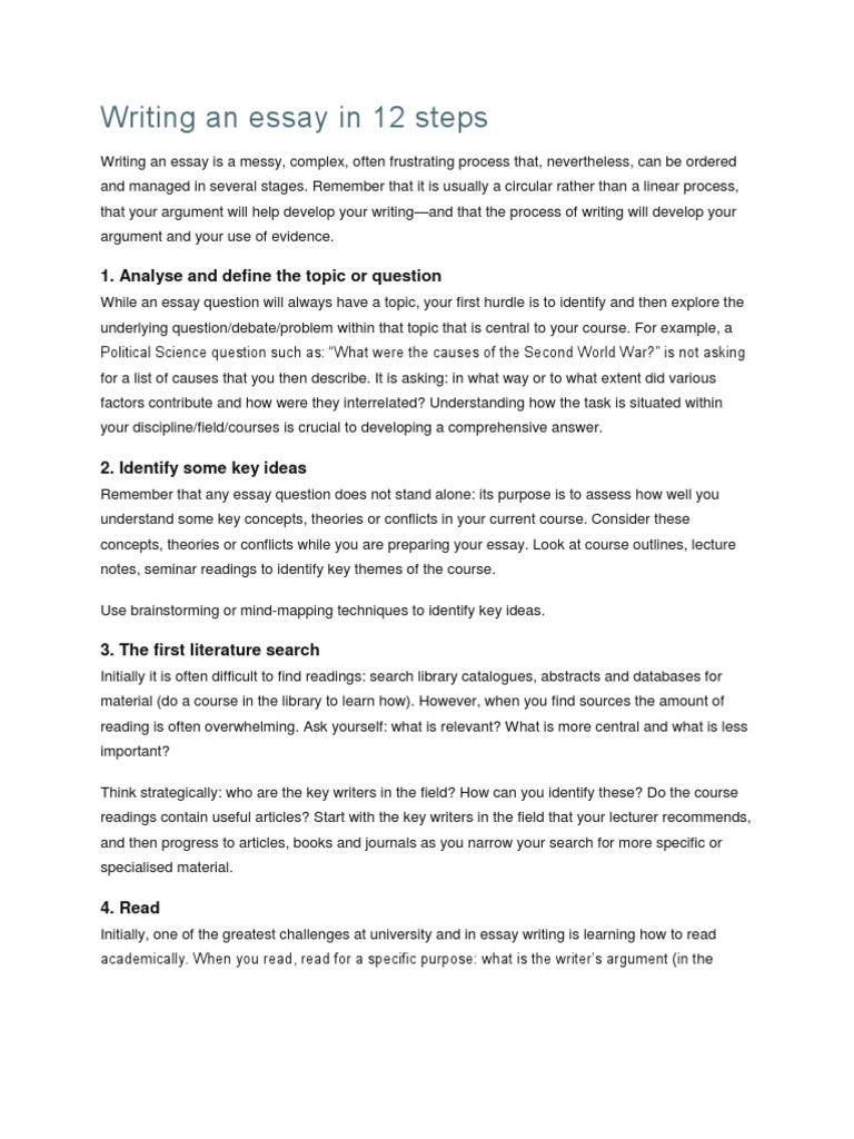 learn essay writing free online