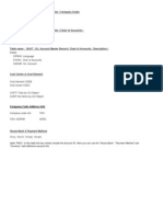 Accounting Database Table Structure | PDF