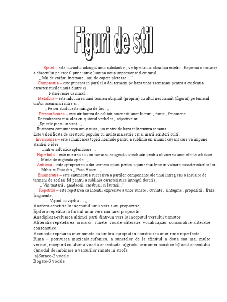 Figuri de Stil  PDF