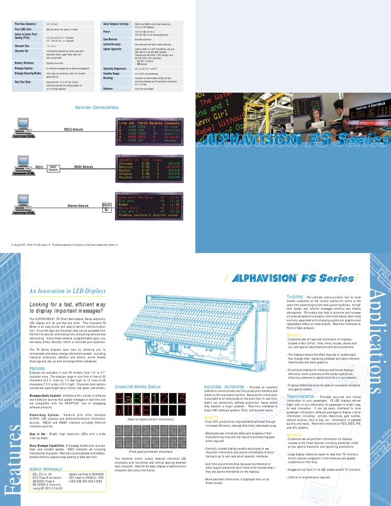 Etwork Onfigurations: RS232 Network | PDF