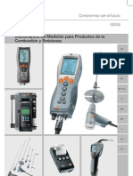 Testo Analizadores de Gases de Combustion Catalogo Instrumentos de Medicion para Productos de La Combustion y Emisiones Testo 510405