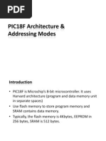 PIC18F Architecture & Addressing Modes