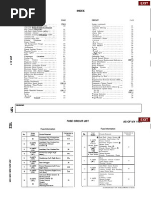 1992 Mercede 300se Fuse Diagram