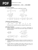Trabajo Verano 4º Eso Opción B 2008 - 2009