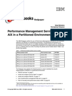 Performance Management Services for AIX in a Partitioned Environment