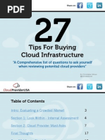 27 Tips for Buying Cloud IaaS