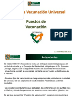 Presentacion de Puestos de Vacunacion